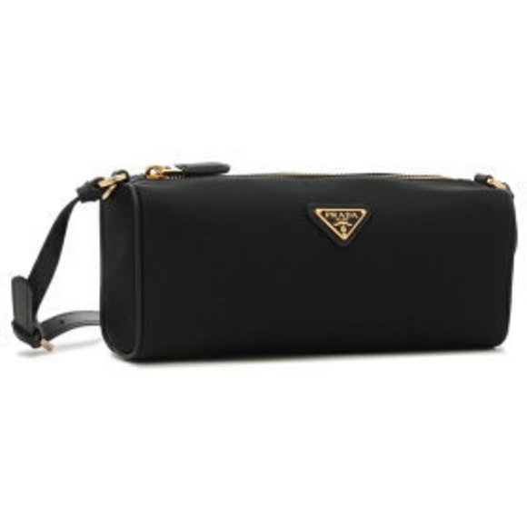 Prada Re Nylon Shoulder Bag Triangle Black - Picture 1 of 8